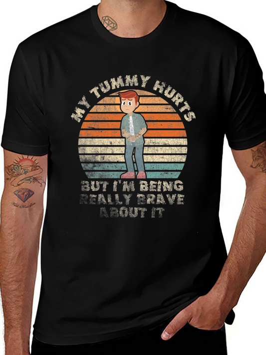 Camiseta Unisex My Tummy Hurts para Adultos