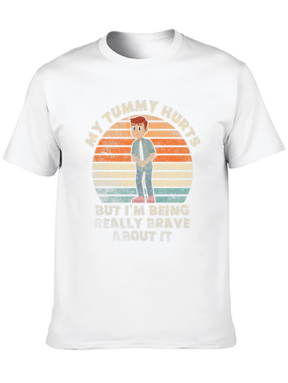 Camiseta Unisex My Tummy Hurts para Adultos