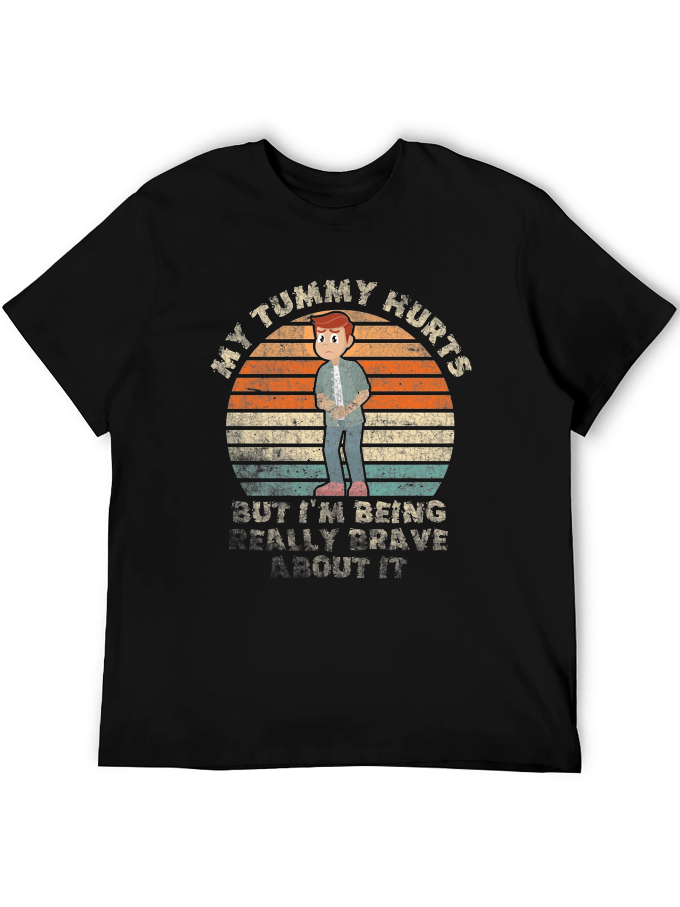 Camiseta Unisex My Tummy Hurts para Adultos