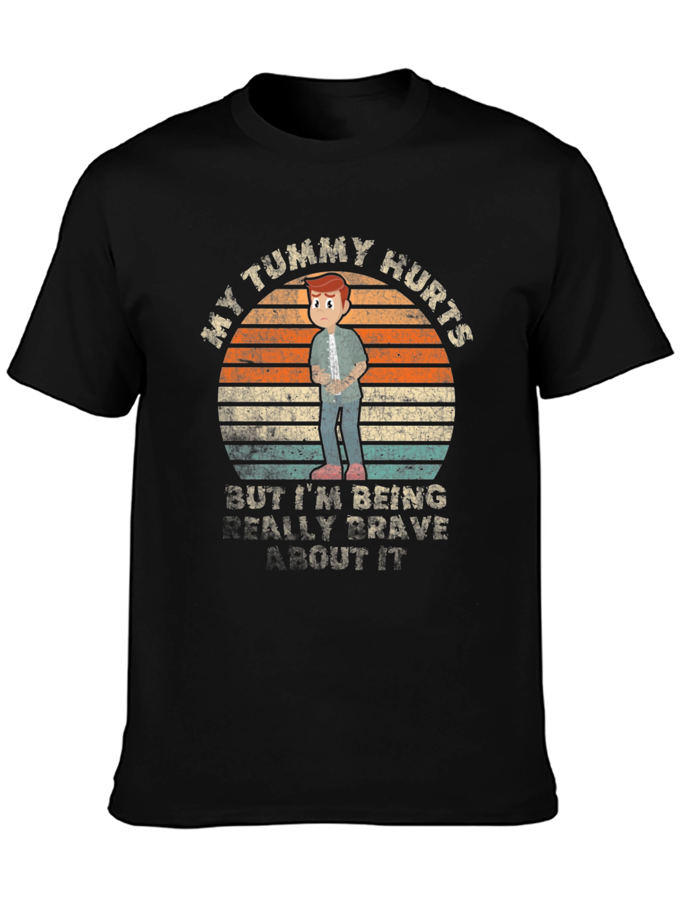Camiseta Unisex My Tummy Hurts para Adultos
