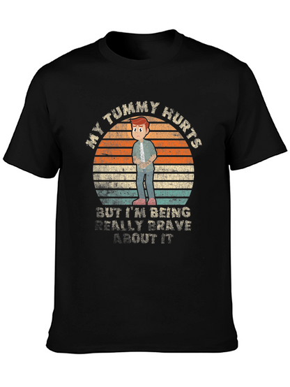 Camiseta Unisex My Tummy Hurts para Adultos