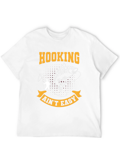 Camiseta Hooking Aint Easy para Pescadores