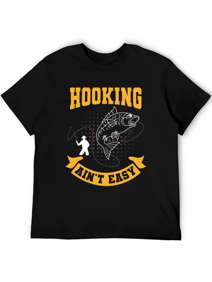 Camiseta Hooking Aint Easy para Pescadores