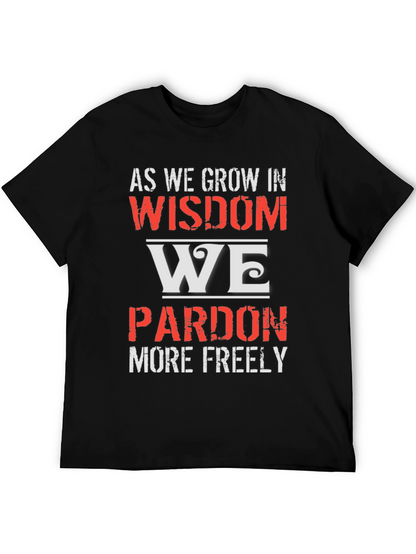 Camiseta Negra con Diseño de Sabiduría