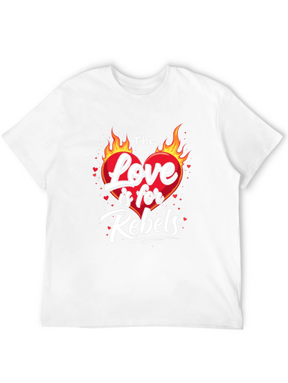 Camiseta Negra: El Amor es para Rebeldes