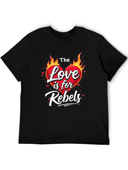 Camiseta Negra: El Amor es para Rebeldes