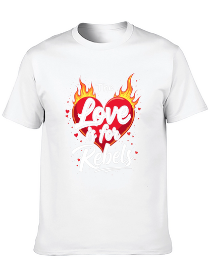 Camiseta Negra: El Amor es para Rebeldes