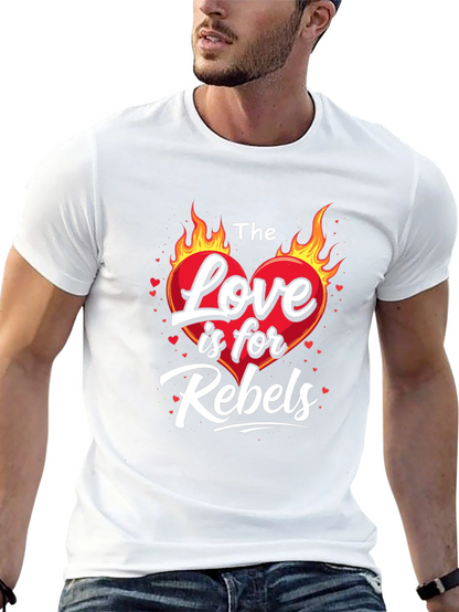 Camiseta Negra: El Amor es para Rebeldes