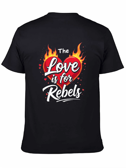 Camiseta Negra: El Amor es para Rebeldes