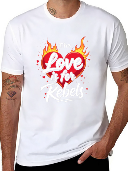 Camiseta Negra: El Amor es para Rebeldes