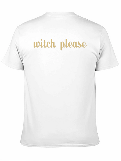 Camiseta Negra Witch Please - Estilo Casual