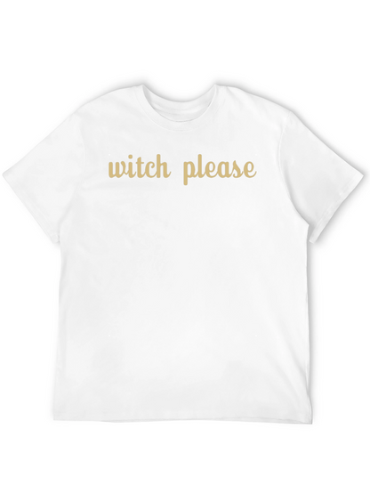 Camiseta Negra Witch Please - Estilo Casual