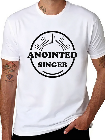 Camiseta Negra Ungido Cantante