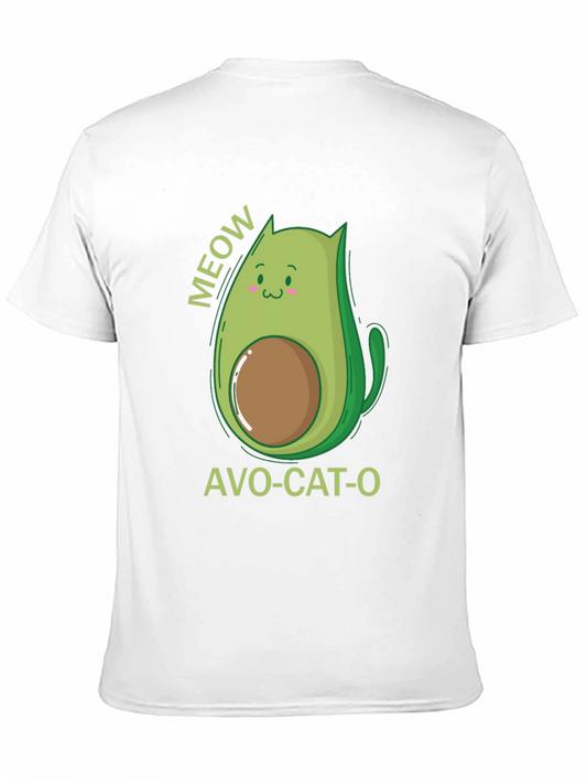 Camiseta Negra Avo-Cat-O: ¡Meow-jor Estilo!