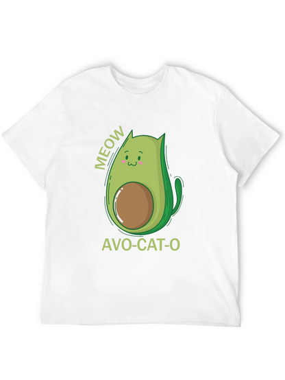 Camiseta Negra Avo-Cat-O: ¡Meow-jor Estilo!