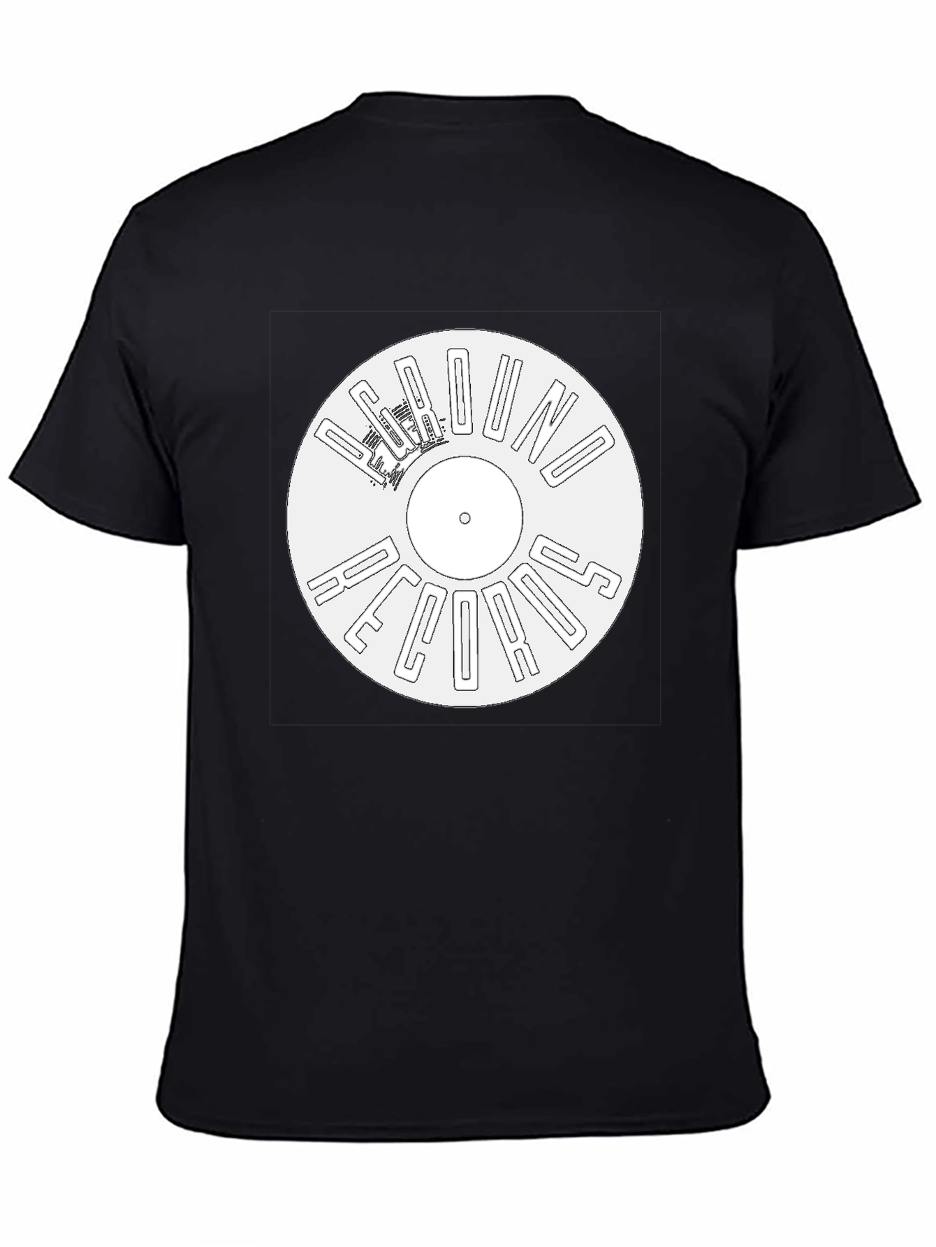 Camiseta Negra Vinilo Underground Records