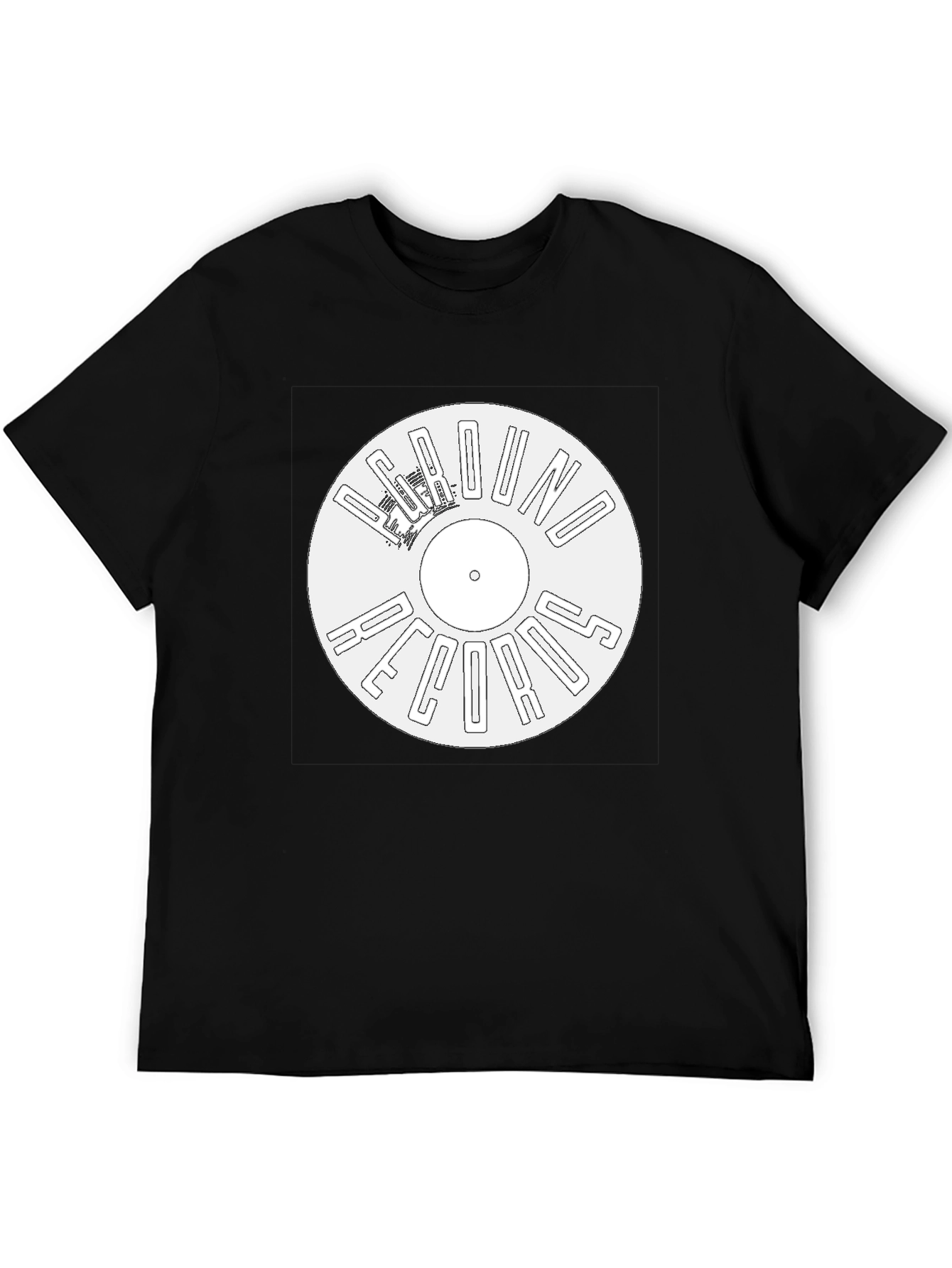 Camiseta Negra Vinilo Underground Records