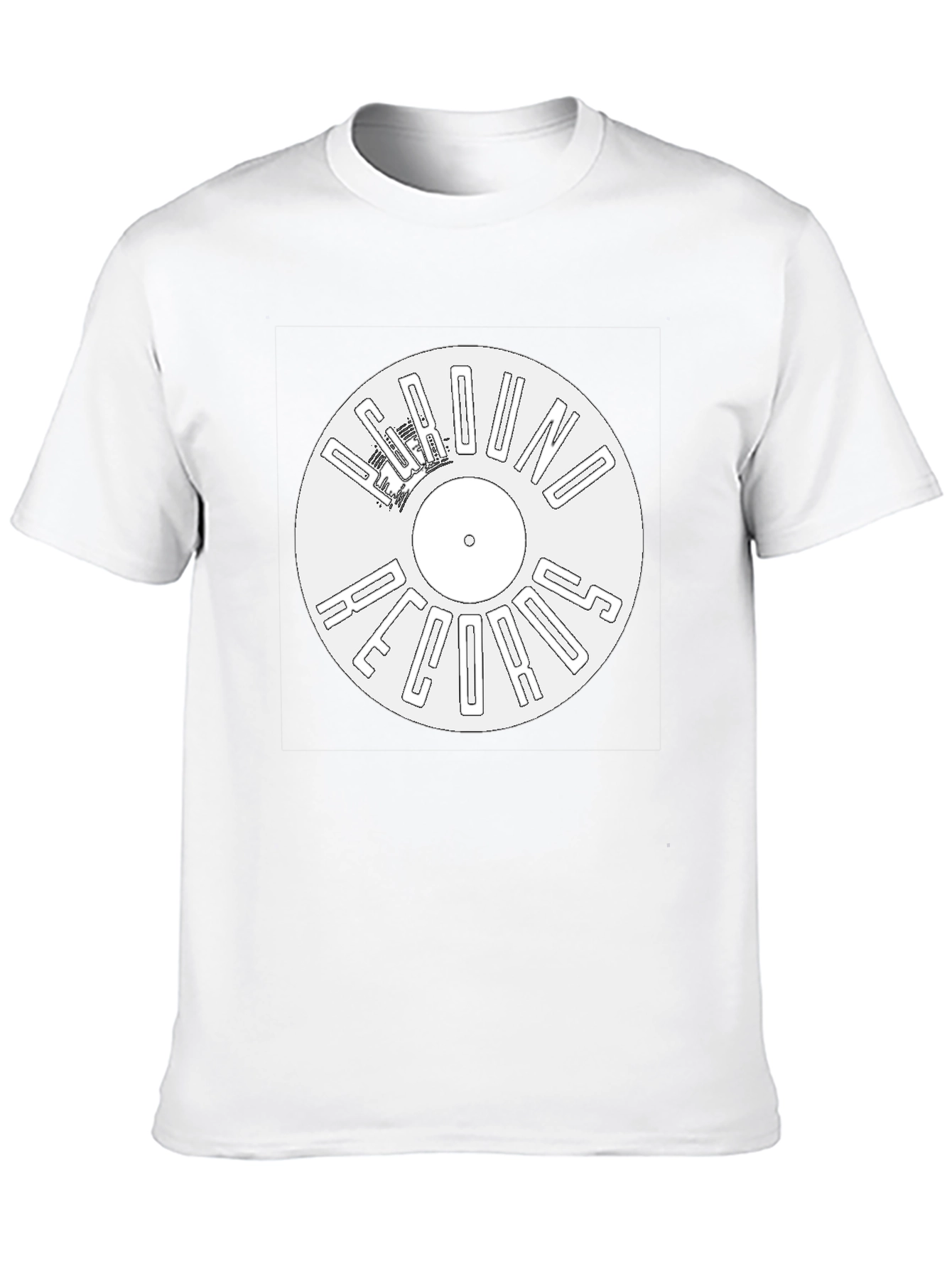 Camiseta Negra Vinilo Underground Records