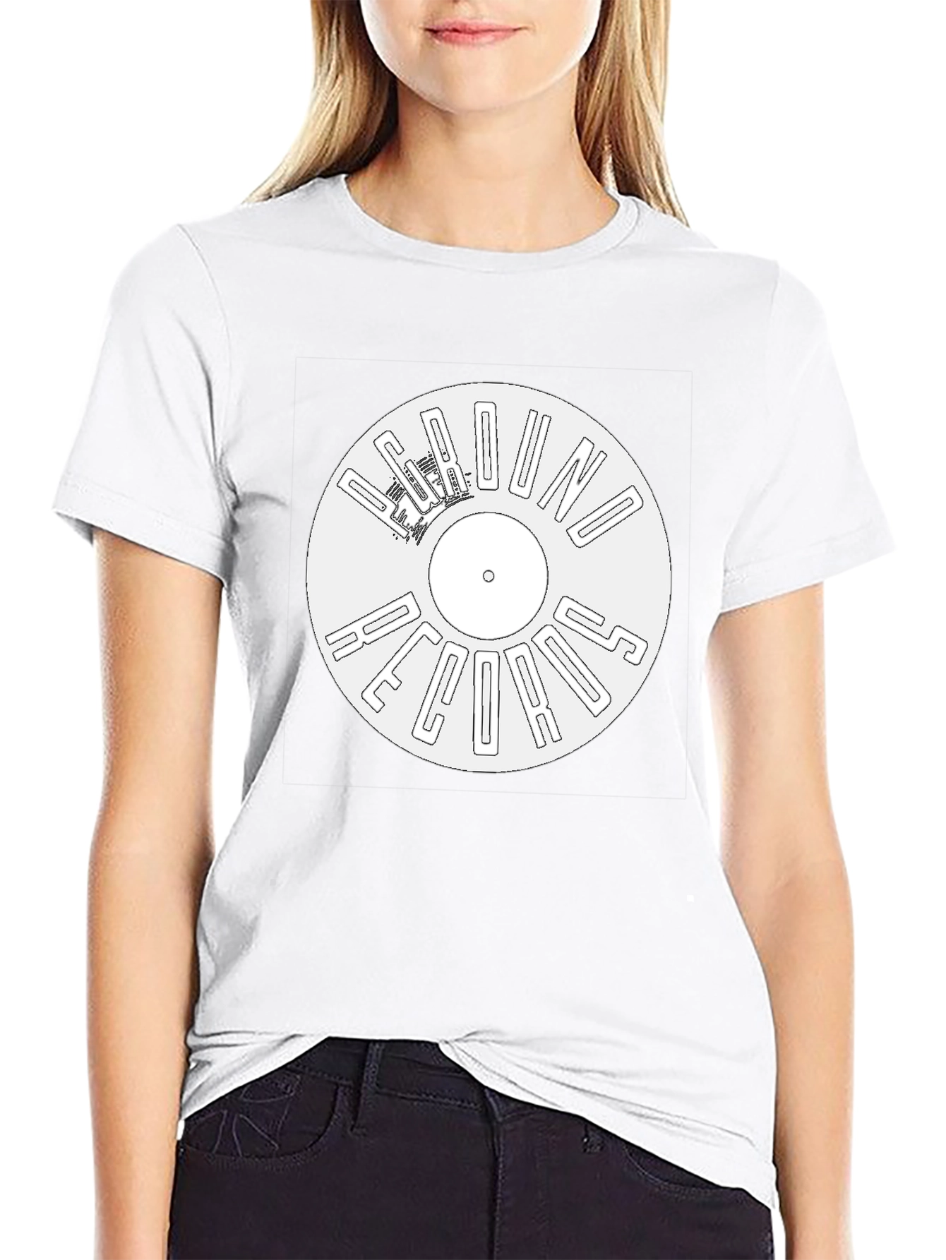 Camiseta Negra Vinilo Underground Records