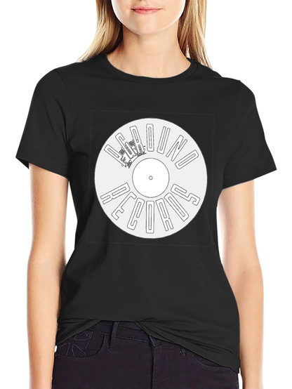 Camiseta Negra Vinilo Underground Records