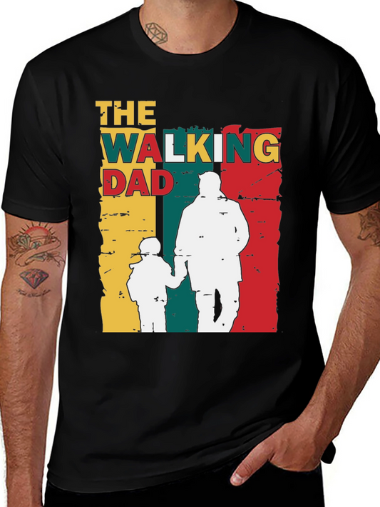 Camiseta The Walking Dad Negra para Hombre