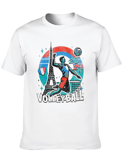 Camiseta Voleibol París 2024 - Diseño Único