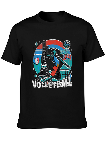 Camiseta Voleibol París 2024 - Diseño Único