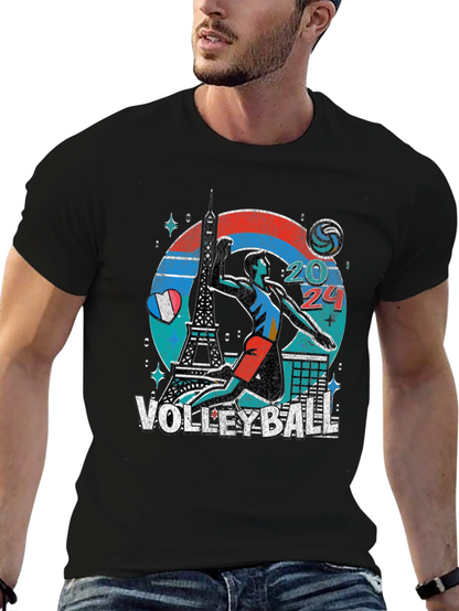 Camiseta Voleibol París 2024 - Diseño Único