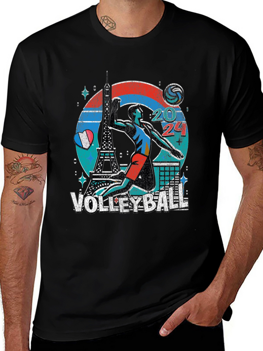 Camiseta Voleibol París 2024 - Diseño Único