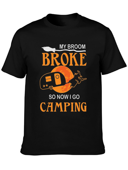 Camiseta Halloween Camping Bruja