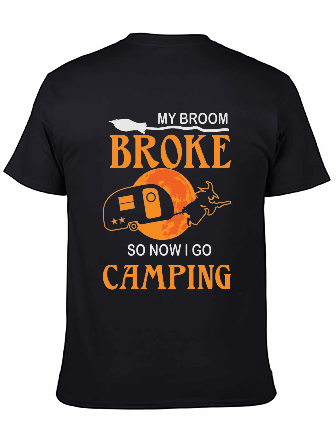 Camiseta Halloween Camping Bruja