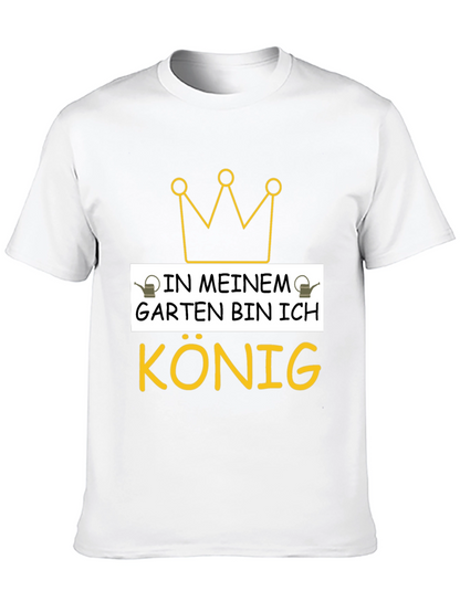 Camiseta Negra Rey de mi Jardín