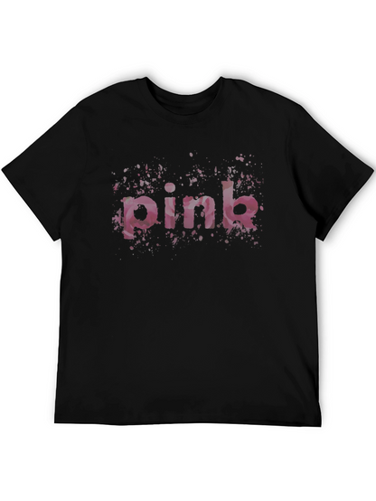 Camiseta Negra Estampada Pink Floral