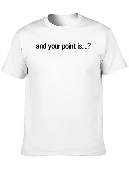 Camiseta Negra: ¿Y tu punto es...?