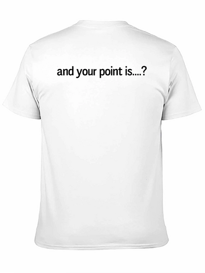 Camiseta Negra: ¿Y tu punto es...?