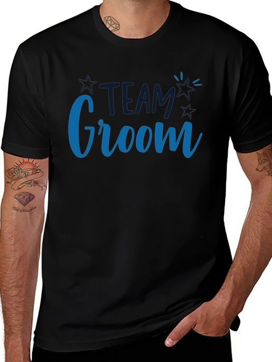 Camiseta Team Groom Negra - Despedida de Soltero