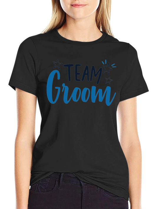 Camiseta Team Groom Negra - Despedida de Soltero