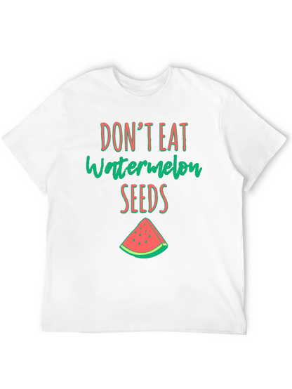 Camiseta Negra con Estampado de Sandia