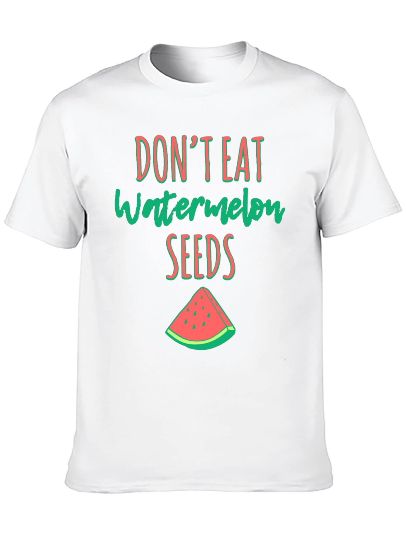 Camiseta Negra con Estampado de Sandia