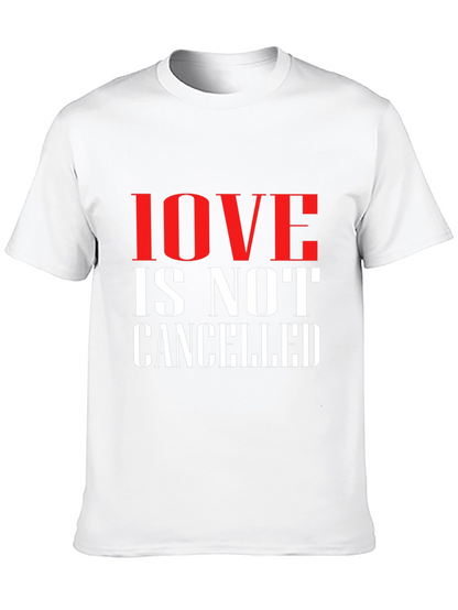 Camiseta Negra: Love is Not Cancelled