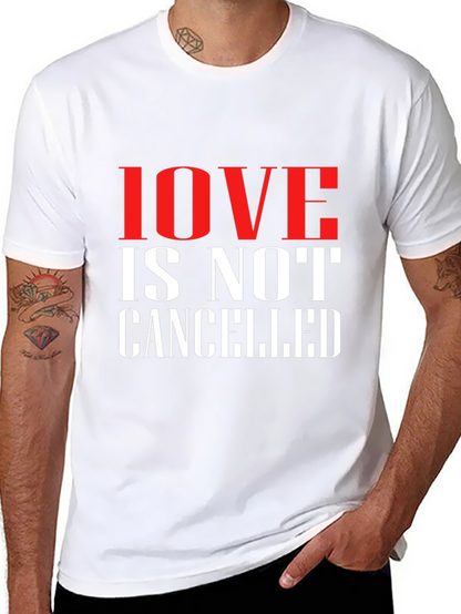 Camiseta Negra: Love is Not Cancelled