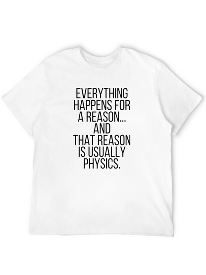 Camiseta Negra Física Es La Razón