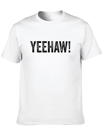 Camiseta Negra Yeehaw! Casual