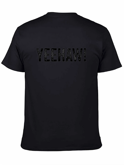Camiseta Negra Yeehaw! Casual