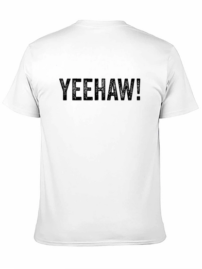 Camiseta Negra Yeehaw! Casual