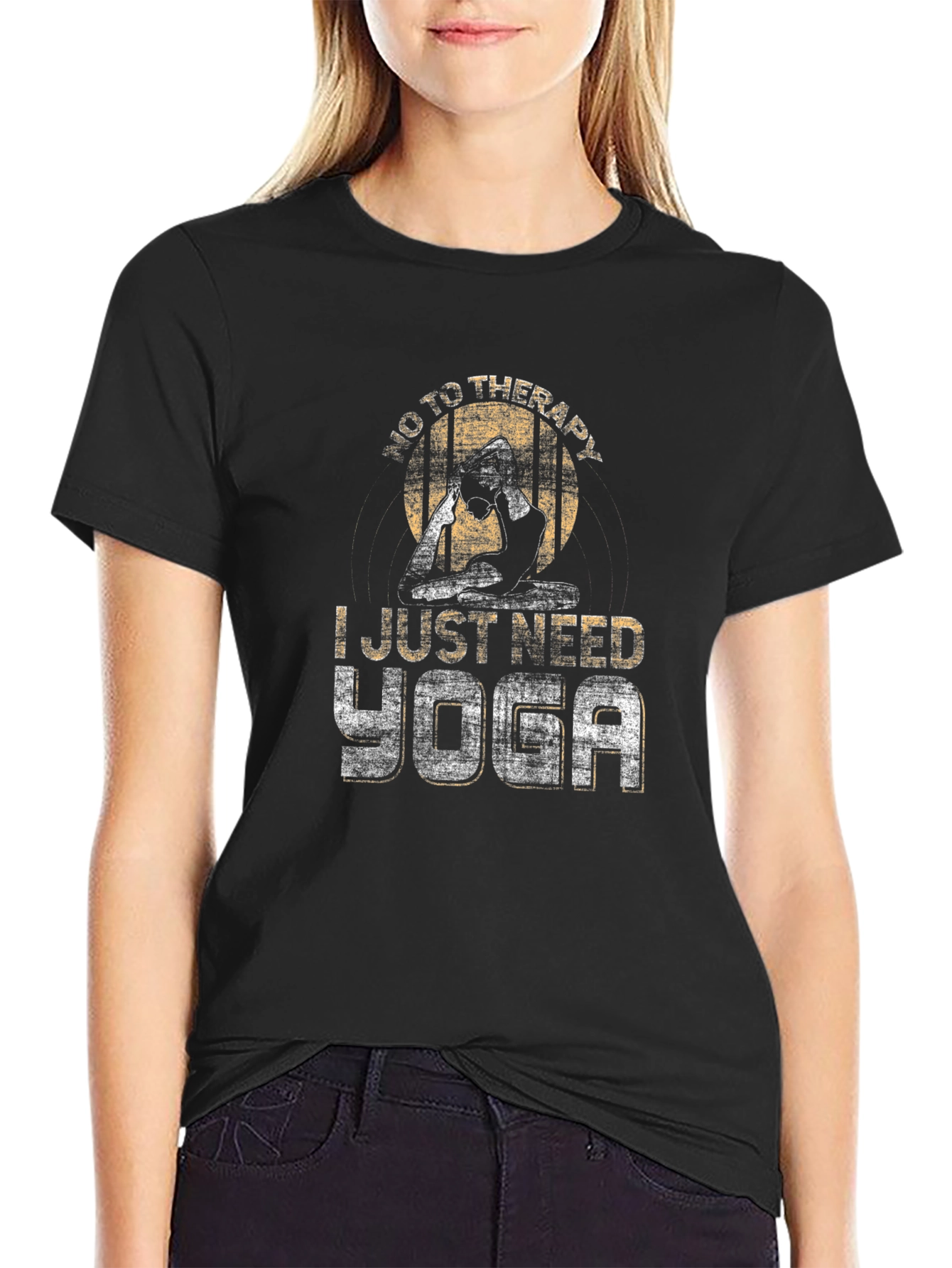 Camiseta Yoga: No a la Terapia ¡Solo Yoga!