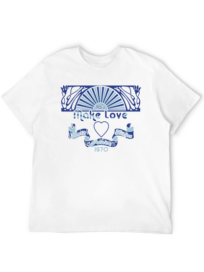 Camiseta Negra Estilo Hippie Años 70