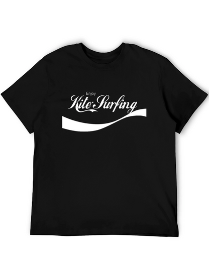 Camiseta Negra Enjoy Kite Surfing