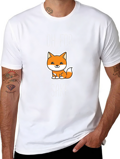 Camiseta Negra Oh For Fox Sake