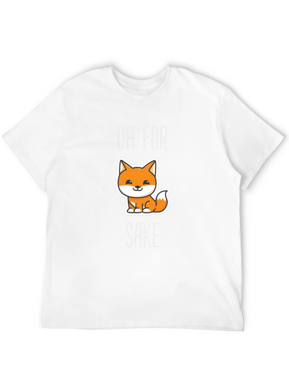 Camiseta Negra Oh For Fox Sake